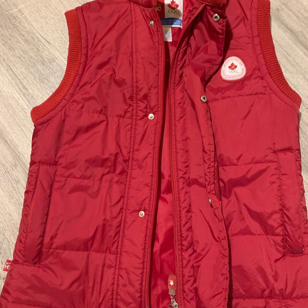 Hudson Bay Company and Canadian Olympics Women's Red Puffer Vest